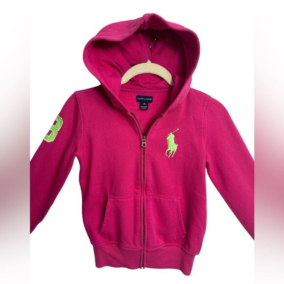 POLO Ralph Lauren Hoodie Size MEDIUM 8-10 - Picture 4 of 11